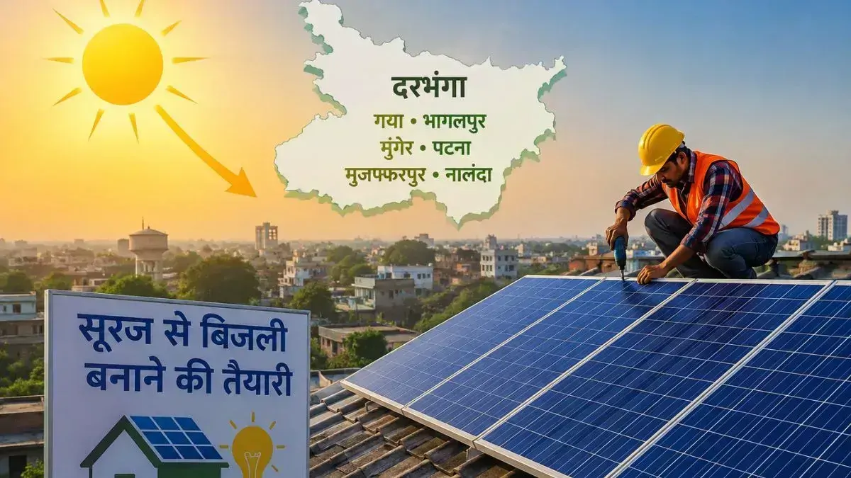 दरभंगा, गया, भागलपुर और मुंगेर की छतें बनाएंगी बिजली, अब तेजी से बढ़ेगा रूफटाप सोलर