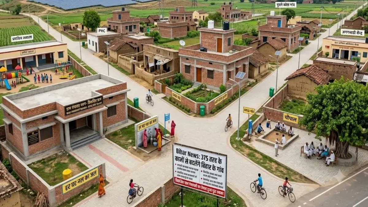 Bihar News: 375 तरह के कामों से बदलेंगे बिहार के गांव, विकसित ग्राम पंचायतों का तैयार हुआ पूरा खाका