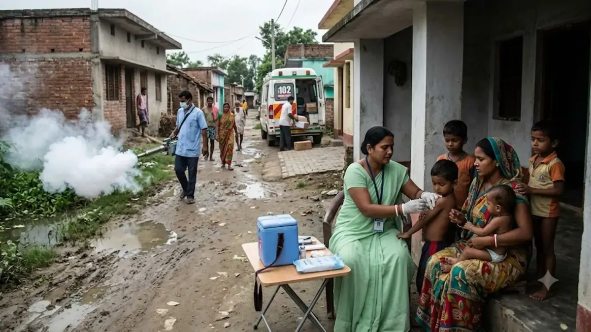 नेपाल में बाढ़ के बाद बिहार के 8 जिलों में एईएस-जेई का खतरा, एक्शन मोड में स्वास्थ्य विभाग